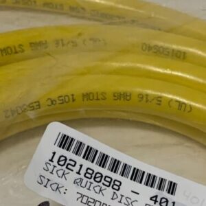 NEW SICK OPTIC 7020894 CONNECTOR CORD MODEL:KA15-SYF812F IN SEALED BAG! - Image 7