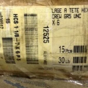 *NEW* Hex Head Cap Screw Grade 5 (1-1/8 7x6) Lot Of 15 *Warranty**Fast Shipping* - Image 4