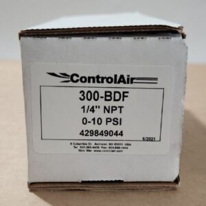 *BRAND NEW* ControlAir 300-BDF Pressure Regulator 1/4" Npt 0-10Psi + Warranty! - Image 9