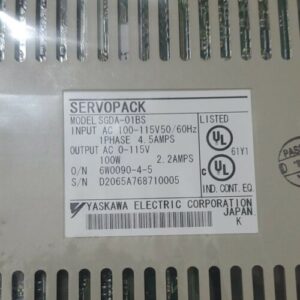 *NEW* Yaskawa SGDA-01BS Servopack AC Servo Drive 100W 100-115Vac + Warranty! - Image 4