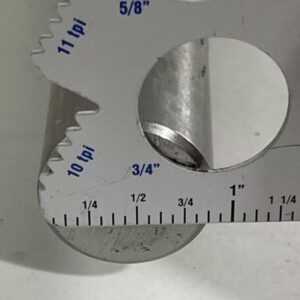 LIMITORQUE WORM SPLINED SHAFT P/N 60-301-0010-3 For SMB-2 & SBD-2 NEW NO BOX - Image 2