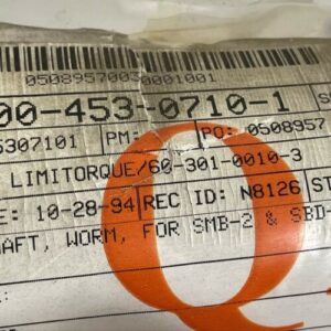 LIMITORQUE WORM SPLINED SHAFT P/N 60-301-0010-3 For SMB-2 & SBD-2 NEW NO BOX - Image 6