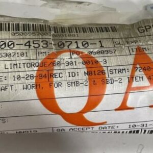 LIMITORQUE WORM SPLINED SHAFT P/N 60-301-0010-3 For SMB-2 & SBD-2 NEW NO BOX - Image 7