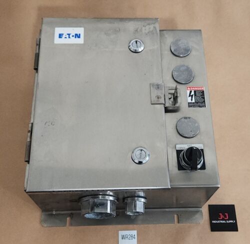 PARTS/REPAIR Eaton ECC03C4ABA SS Enclosure w/ C30CNE Lighting Contactor Mods S3 Main Image