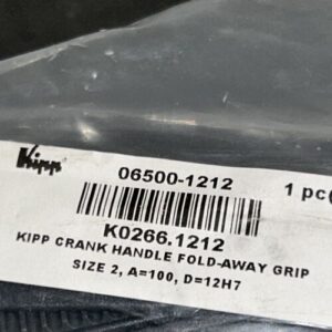 Kipp Crank Handle Fold Away Grip 06500-1212 Sz.2 Fast Shipping + Warranty - Image 2