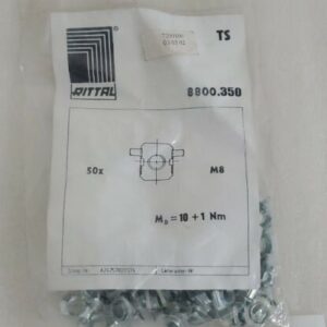 *NEW FACTORY SEALED* BAG OF 50 Rittal TS 8800.350 M8 Captive Nuts + Warranty! - Image 1