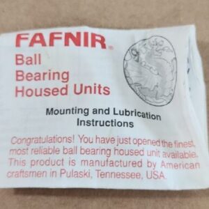 *NEW* [2] Fafnir RAS 3/4 Pillow Block Bearings w/ Self Locking Collar + Warranty - Image 11