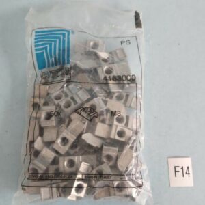 *BAG OF 50*, Rittal 4163000 Threaded Block, M8 Thread, Snap off *GENUINE QUALITY - Image 1
