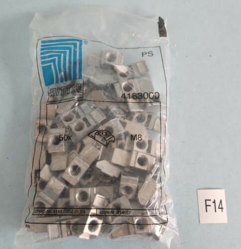 *BAG OF 50*, Rittal 4163000 Threaded Block, M8 Thread, Snap off *GENUINE QUALITY Main Image