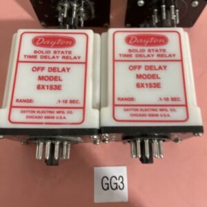 (4) DAYTON SOLID STATE TIME DELAY RELAYS 2-6X153E,1-5X828F,1-5X828 FAST SHIPPING - Image 2