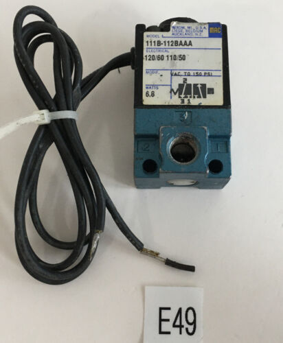 MAC 111B-112BAAA 120/60 110/50 6.8W Solenoid Valves + *Warranty* Main Image