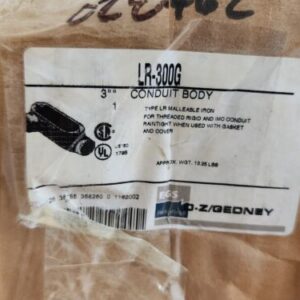 *BRAND NEW* O-Z Gedney LR-300G 3" LR Conduit Body Malleable Iron + Warranty! - Image 11