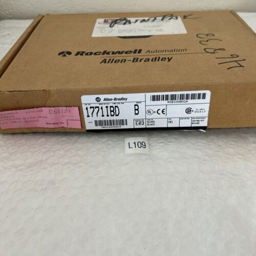 OPEN BOX - AB Allen-Bradley 1771-IBD / B Rev. E03 Input Module 10-30VDC+ Warnty Main Image