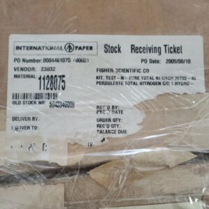 Hach Total Nitrogen Hydroxide Reagent & Total Nitrogen Acid Solution Reagent Set - Image 4
