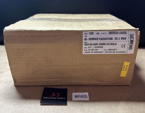 BOX OF 100M Siemens 3RX9020-0AA00 AS-Interface Cable 2X1.5 EPDM || WARRANTY 🇺🇸 Main Image