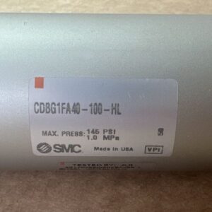NEW SMC CDBG1FA40-100-HL Dbl Acting Single Rod End Locking Cylinder 40mm X 100mm - Image 2
