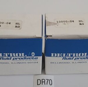 *NEW* LOT OF 2 Deltrol Fluid 10000-04 HL AG Flow Control Valves + Warranty! - Image 1