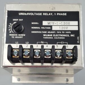 *NEW* Wilmar Electronics WUV-1-120H Undervoltage Relay 1-Phase 120V + Warranty! - Image 6
