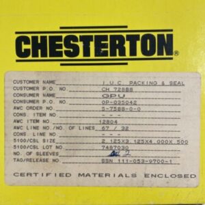 Lot of 4 Chesterton 2.125x3.125x4.000x.500 Carbon Split Bushing 12804 Lot Of 4 - Image 2