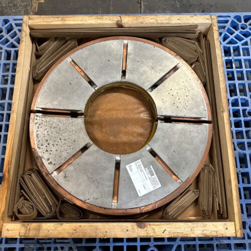 *New* GE 999D270G0002 Turbine Thrust Bearing Plate Copper Backed 24” Diameter Main Image