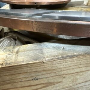 *New* GE 999D270G0002 Turbine Thrust Bearing Plate Copper Backed 24” Diameter - Image 6