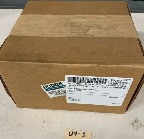New Dodge Taper Lock V Belt Pulley 118141 Warranty Fast Shipping Main Image