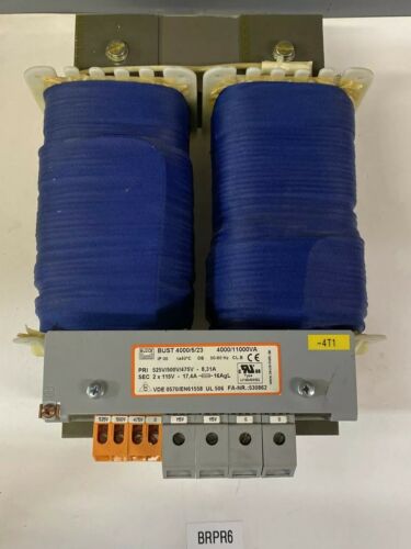 Preowned Block Transformer Control VDE0570/EN61558 UL 506 FA-NR:530862 Warranty! Main Image