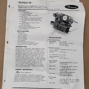 *BRAND NEW* Fenwal 40-703292-416 Temperature Controller 15A 125-250V + Warranty! - Image 13