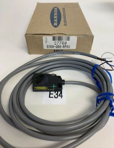 (NEW) Banner (27760) Opposed-Mode Infrared Sensor EO60-Q08-RP6X Fast Shipping! Main Image