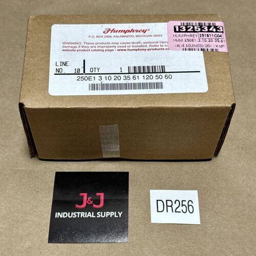 NEW FACTORY SEALED- HUMPHREY 250E13102035 61 120V 30-125PSI || FAST SHIPPED 🇺🇸 Main Image