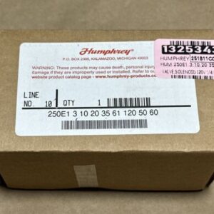 NEW FACTORY SEALED- HUMPHREY 250E13102035 61 120V 30-125PSI || FAST SHIPPED 🇺🇸 - Image 2