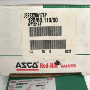 New! Asco Red Hat JSF8320A178P 1/4” *Fast Shipping* Warranty! - Image 3