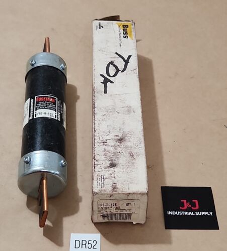 *NEW IN BOX* Bussmann Fusetron FRS-R-125 Class RK5 600V 125A Fuse + Warranty! Main Image