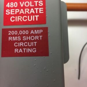 DAYKIN ELECTRIC GMDGTA-05BZ872U TRANSFORMER DISCONNECT SWITCH 480V, 1000VA, 2.3A - Image 4