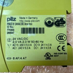 (2) PREOWNED- Pilz PNOZ X1 Safety Relay 24VAC/DC 3n/c 1n/o 2VA/2W || FASTSHIPPED - Image 3