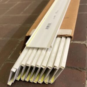 *New* Panduit C2WH6 Wire Duct Cover Flush White 2.25Wx0.25Dx72L (Qty Of 19) - Image 4