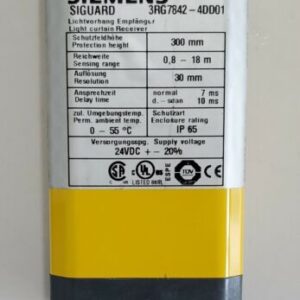 *NEW* Siemens 3RG7842-4DD01 Siguard Light Curtain Receiver 6085843 + Warranty! - Image 6
