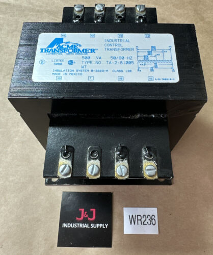 BRAND NEW SURPLUS- ACME Industrial Control Transformer TA-2-81005 || WARRANTY Main Image
