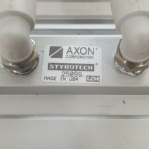 *PREOWNED* LOT OF 2 AXON STYROTECH 25099 Pnuematic Compact Cylinder + Warranty! - Image 3