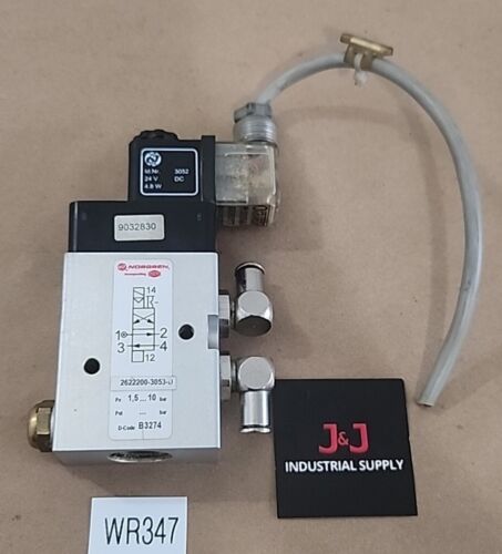 *PREOWNED* Norgren 2622200-3053-D Valve 2-Pos 4-Way w/ Herion 3052 + Warranty Main Image