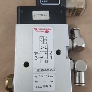 *PREOWNED* Norgren 2622200-3053-D Valve 2-Pos 4-Way w/ Herion 3052 + Warranty - Image 2