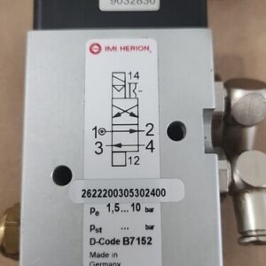 *PREOWNED* Norgren 2622200305302400 Valve 2-Pos 4-Way w/ Herion 3052 + Warranty! - Image 2