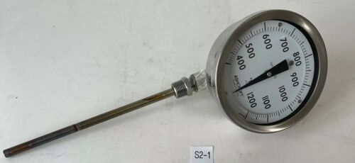 *NEW* Ashcroft Duratemp 400° To 1200° F Bimetal Temperature Gauge And Sensor Main Image