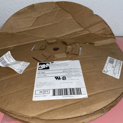 3M Heat Shrinkable Flexible Polyolefin Tubing FP-301 White (200ft???) Main Image