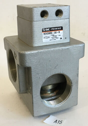*Pre~Owned* SMC VEX3900-20-B 0.2-1.0MPa 3 Position Valve + *Warranty* Main Image