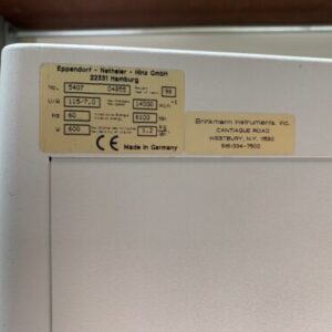Eppendorf 5417R Vacufuge Concentrator Centrifuge Vacuum Pump 115V - Image 11