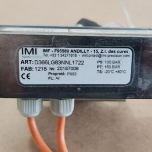 *PREOWNED* IMI Norgren D366LG83NNL1722 Proportional Valve PS: 100Bar + Warranty! - Image 2