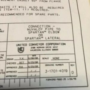 United Conveyor Flanged Pipe Coupling Assy Spartan 10" Nuvaloy Coal 1701-4019-5 - Image 8
