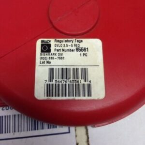 New!! Brady Small Gate Valve Lockout 2.5"-5" 65561 Safety Red *Fast Shipping* - Image 4
