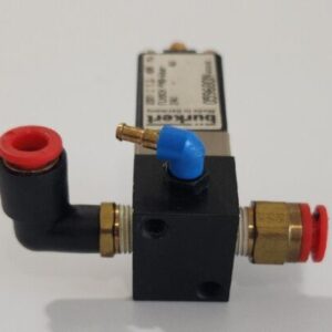 *PREOWNED* Burkert FLN9CH Solenoid Valve 24V w/ Flow Control Manifold + Warranty - Image 4